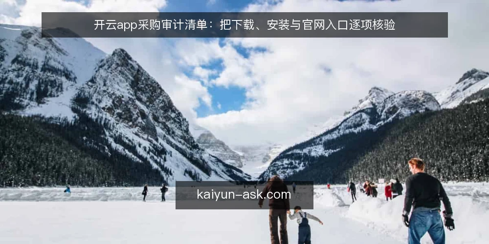 开云app采购审计清单:把下载、安装与官网入口逐项核验 — 为什么现在要做一次采购审计 配图